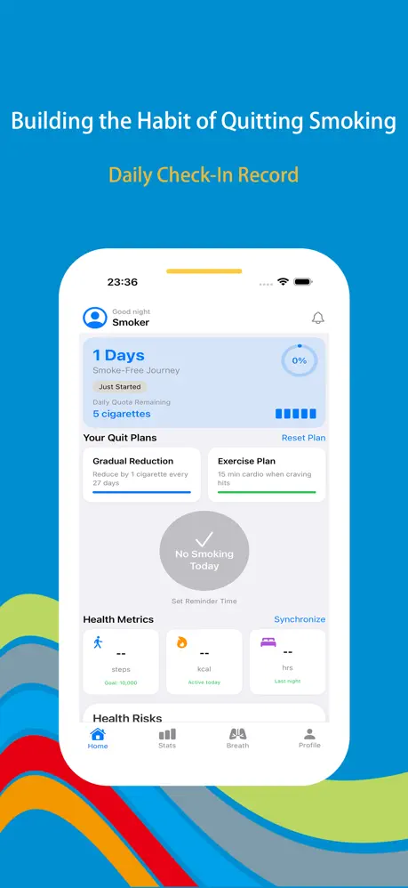 Wonder Quit screenshot 2 - AI-powered smoking cessation algorithms and personalized quit plan