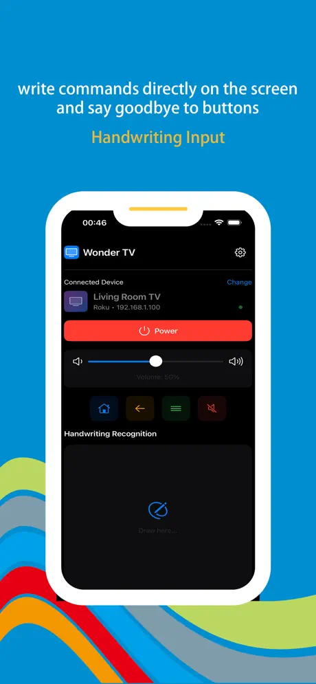 Wonder TV screenshot 2 - Smart touchpad interface for precise navigation and cursor control