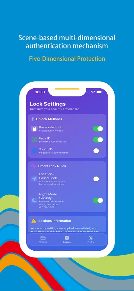 Wonder Lock screenshot 3 - Smart lock rules configuration and time-based locking
