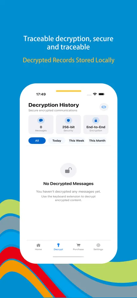 Wonder Whisper screenshot 4 - End-to-end encryption status and security verification