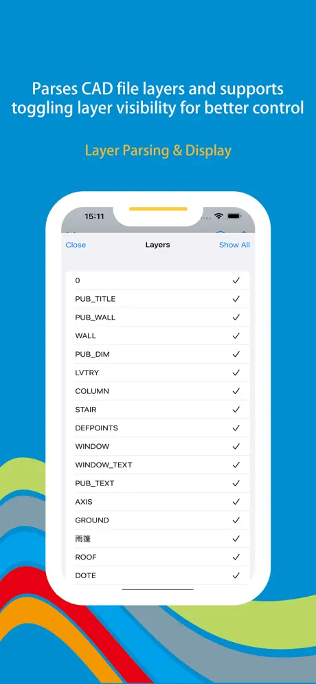 Wonder CAD screenshot 4 - Watermark and security features for protecting CAD files
