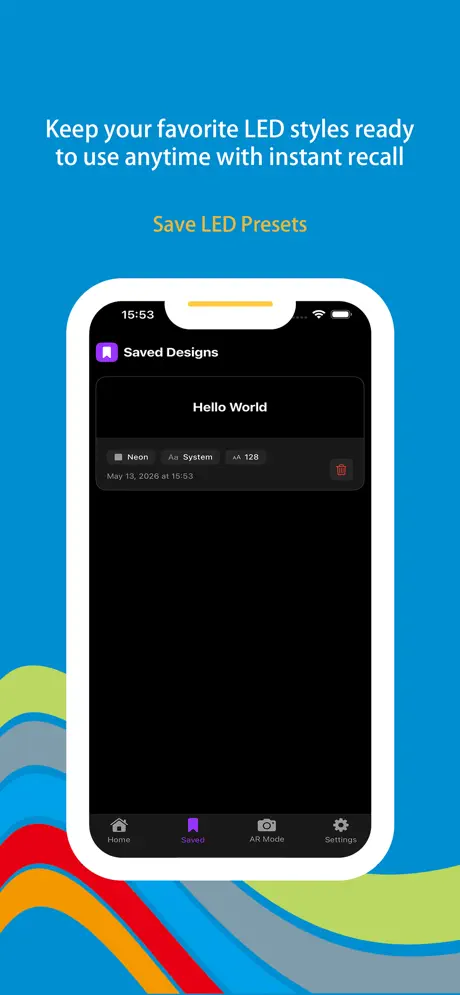 Wonder Banner screenshot 5 - Display settings and screen orientation options for optimal LED sign visibility