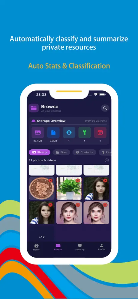 Wonder Guard screenshot 2 - Multi-layer protection with biometric authentication and encryption