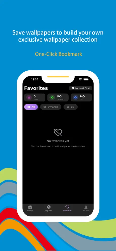 Wonder Wallpapers screenshot 5 - Favorites collection and wallpaper management features