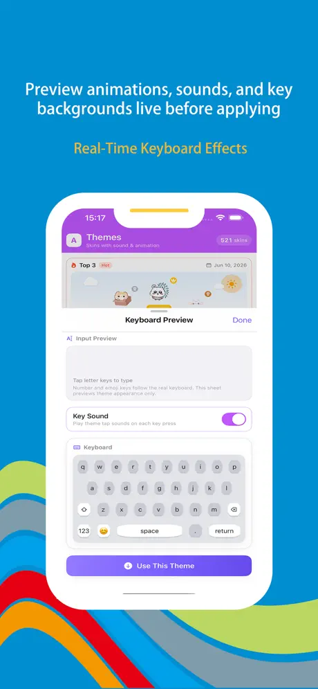 Wonder Font screenshot 3 - Social media post design with text styling and template features
