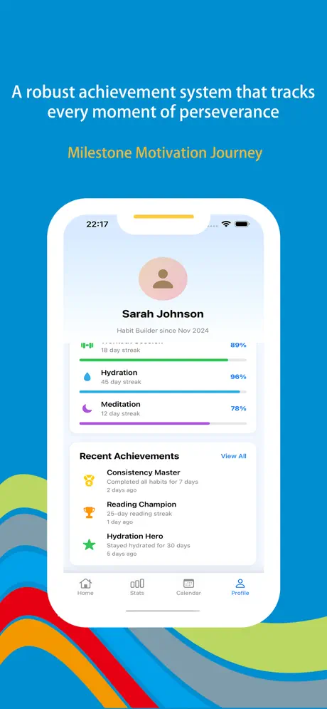 Wonder Routine screenshot 5 — milestones or rewards