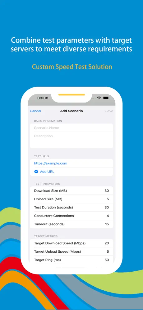Wonder Signal screenshot 4 — scenario presets