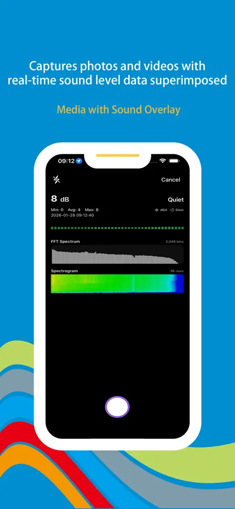 Wonder Decibel screenshot 4 - measurement log map