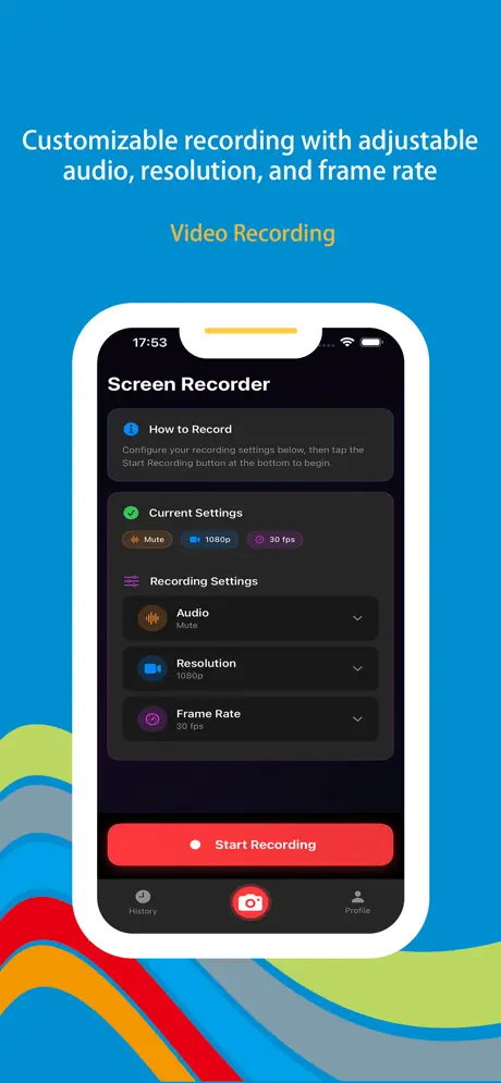 Wonder Rec screenshot 2 - Floating recorder bubble and gesture controls