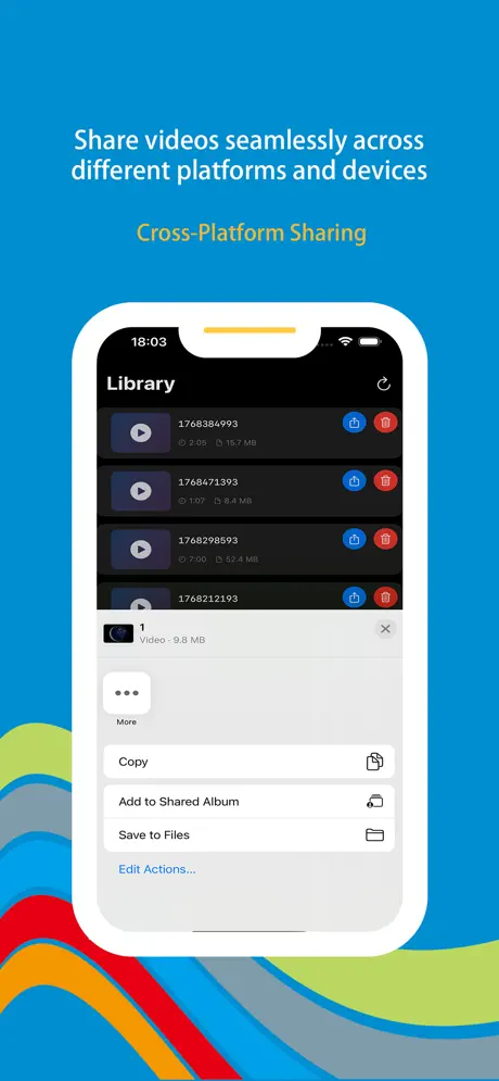 Wonder Rec screenshot 5 - Share to social and cloud export options