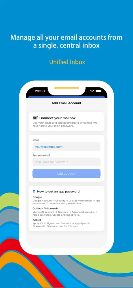Wonder Mail screenshot 3 — AI categories or priority