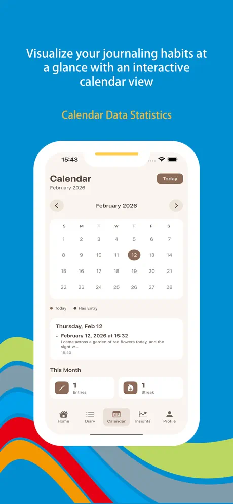 Wonder Journal screenshot 5 - Mood tracking insights and charts