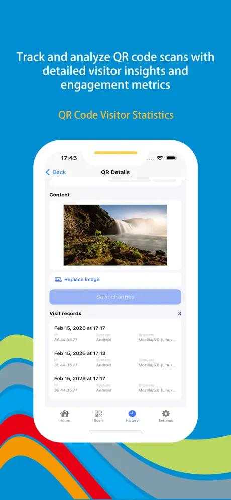 Wonder QR - QR Scanner iOS app screenshot