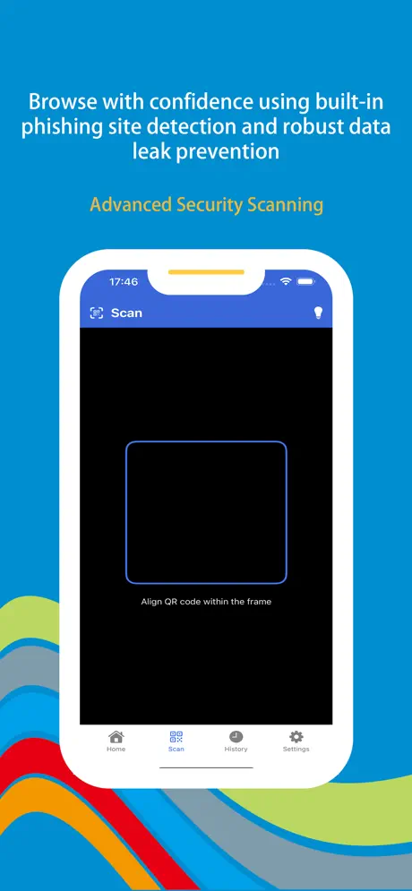 Wonder QR screenshot 5 - Safe scan warnings and content types