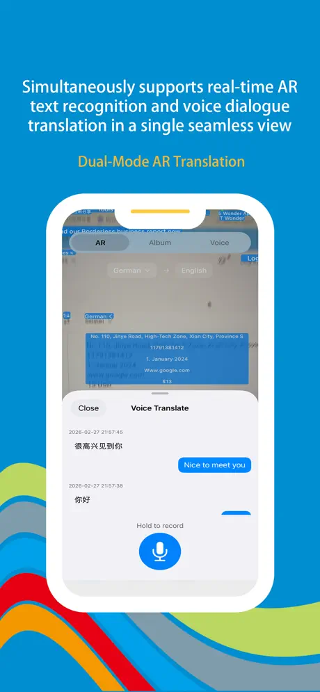 Wonder Gloss screenshot 3 — voice or conversation mode
