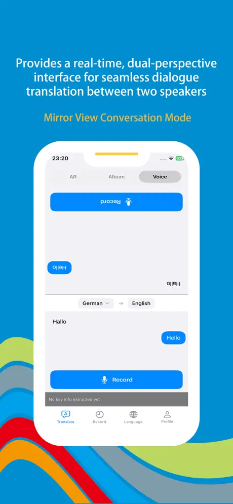 Wonder Gloss screenshot 5 — history or mirror conversation