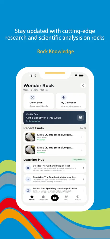 Wonder Rock screenshot 3 — digital rock collection