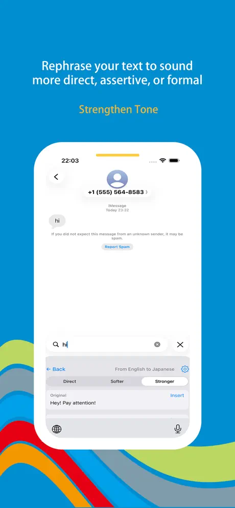 Wonder Trans screenshot 3 — tone tools