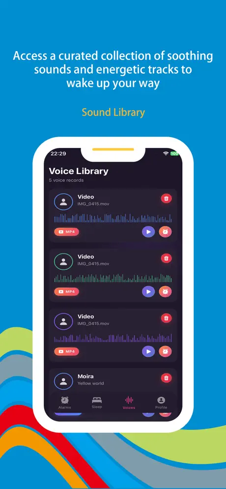Wonder Alarm screenshot 5 - video alarm and advanced snooze or fade-in settings