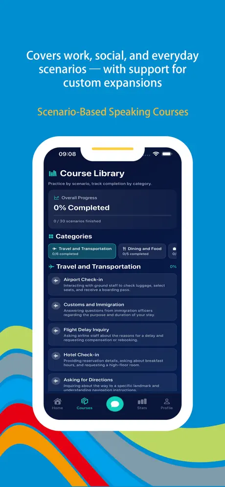 Wonder Flow screenshot 3 — voice Q&A dialogue practice