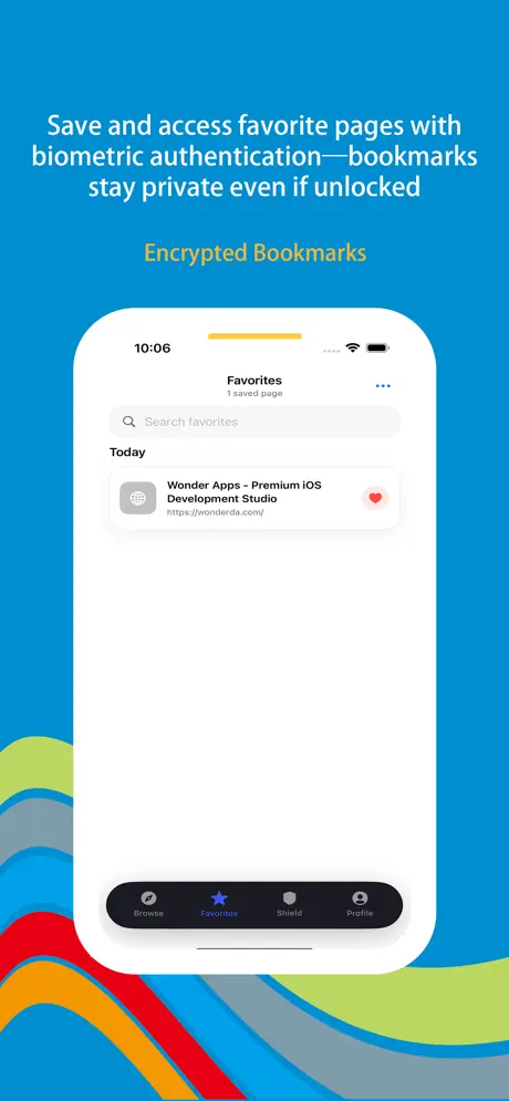 Wonder Incog screenshot 2 — Privacy Guard or profiles