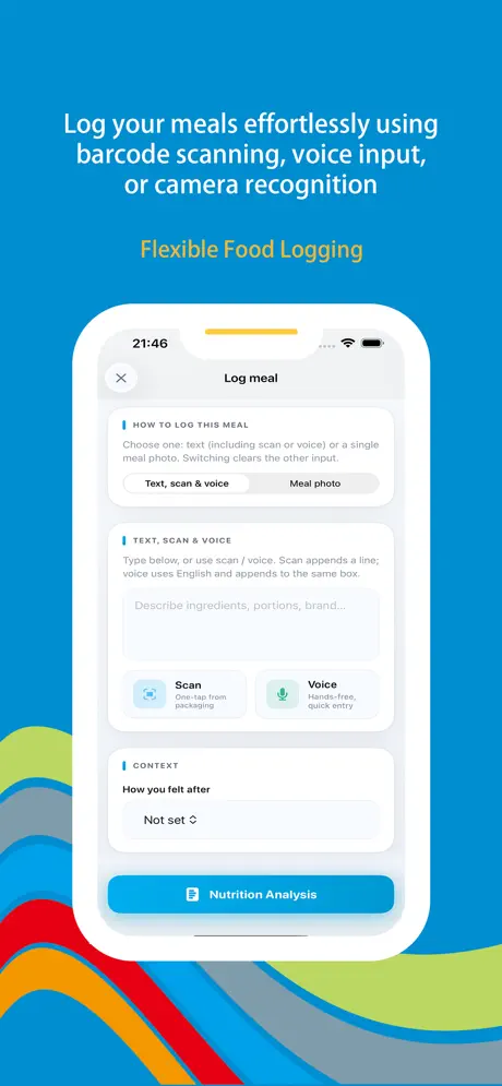 Wonder Nutri screenshot 3 — meal breakdown