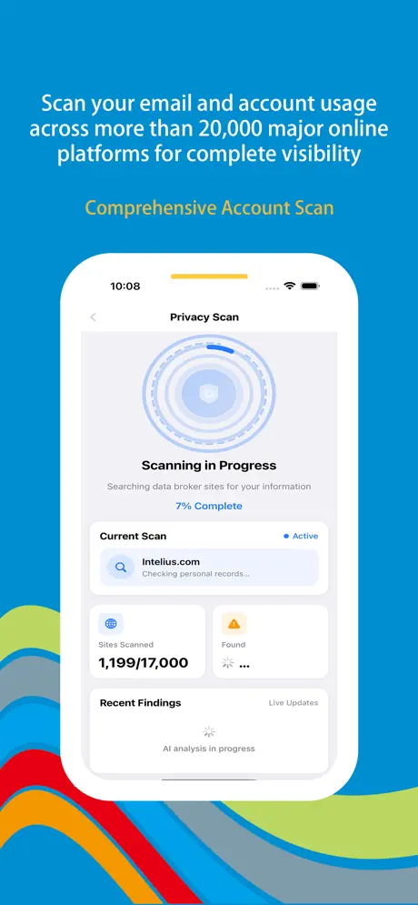 Wonder Privacy screenshot 4 - Account removal request status