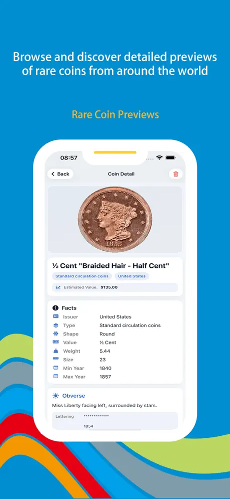 Wonder Coin screenshot 2 - rare coin gallery or details