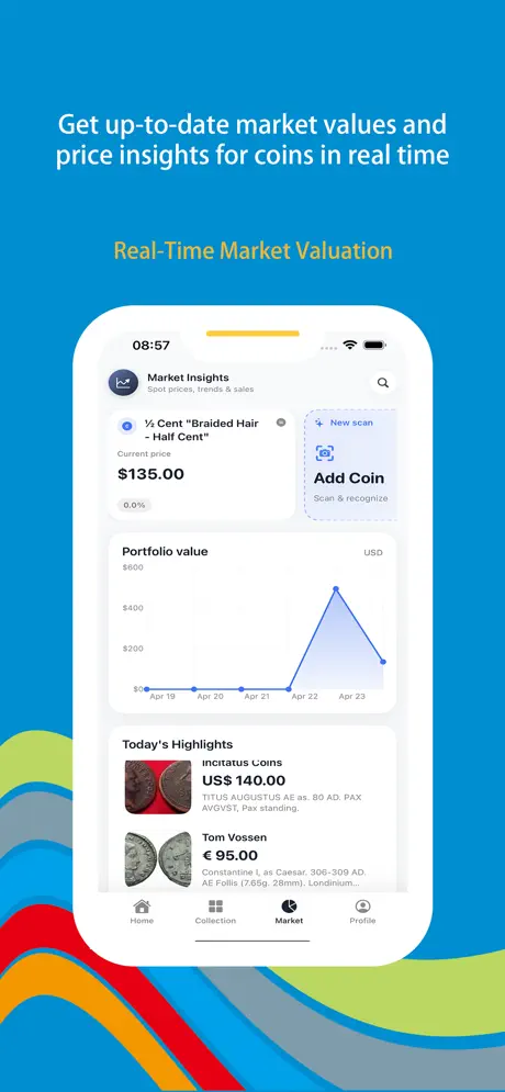 Wonder Coin screenshot 3 - collection organizer
